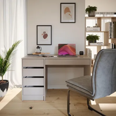 Obrázek produktu pro Stůl Vicco Sherry Kašmír 55 x 120 cm se zásuvkami, Model 57922
