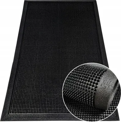 Produktbild von Deco4Home Fußmatte Rutschfest 60x100 Schwarz