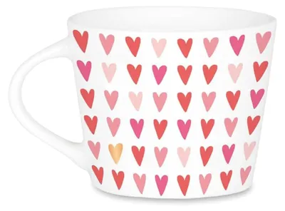 Produktbild von Espresso-Tasse aus Porzellan mit Echtgold 50 ml Herzen