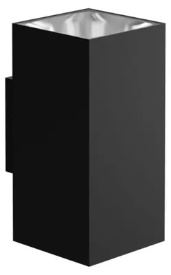 Image de Sunset Sq 16 - Applique Murale Carrée Led 16 W Ip65 Avec Interrupteur, Température De Couleur 2700 K/3200 K/4000 K, Noir Mat - Beneito & Faure