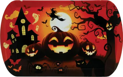 Produktbild von Kinderfreundliches Happy Halloween Kürbis Tablett