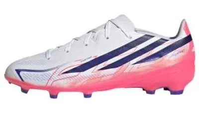 Immagine prodotto di adidas F50 Hyperfast League Fg J - ftwwht/solpur/soltur, taglia: 5,5