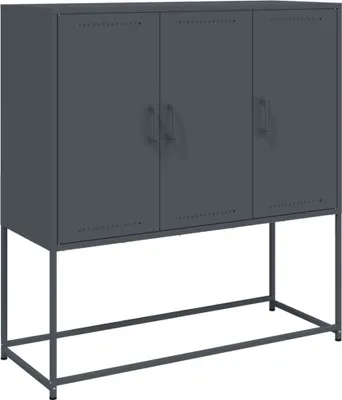 Immagine prodotto di Credenza Antracite 100,5x39x107 cm in Acciaio