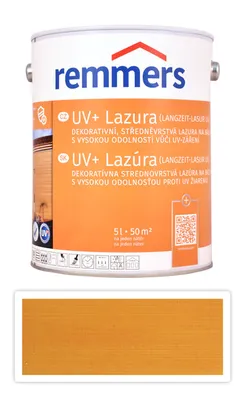 Obrázek produktu pro REMMERS UV+ Lazura - dekorativní lazura na dřevo 5 l Borovice