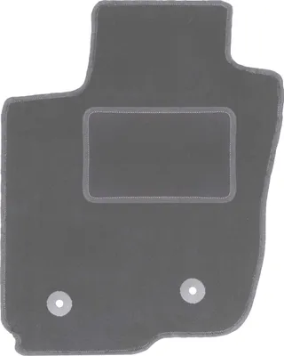 Produktbild von Fahrerfußmatte Velours graphit passend für Toyota RAV4 III (2006-2013, SUV) – mit Befestigungen – passgenau