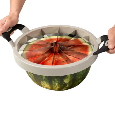 Produktbild von NAVA Melonenschneider / Melonenteiler MISTY für Wassermelone Ananasfrüchte mit rutschfesten Griffen
