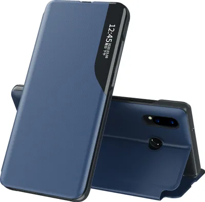 Obrázek produktu pro Pouzdro pro Huawei P20 Lite, Smart View Okénko Flip StojánekPolyuretanKožené Ochranné Pouzdro pro Huawei P20 Lite modré