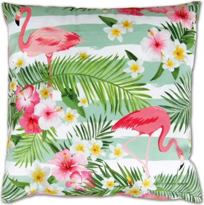 Produktbild von Kissenhülle 2er Pack Fotodruck ca. 40 x 40cm Flamingos