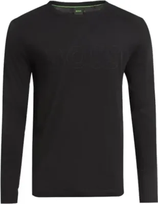 Produktbild von Hugo Boss Langarm-T-Shirt für Herren, Schwarz, aus Baumwolle, Modell 50484973