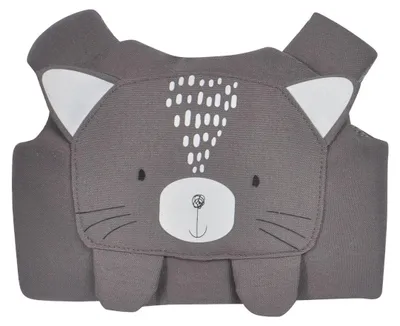 Obrázek produktu pro Kikkaboo dětský postroj na chůzi délka 90 cm dětský bezpečnostní postroj pomůcka na chůzi 3D potisk design šedý