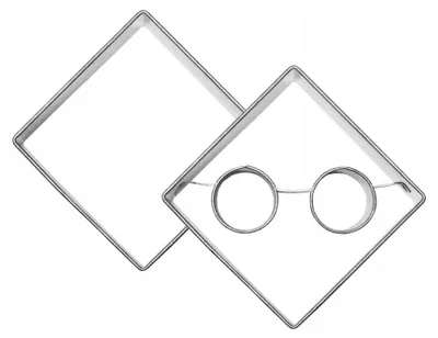 Produktbild von EkoForemki Quadratische Ausstecher 3,5cm für Kekse