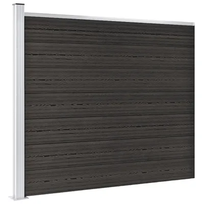 Produktbild von vidaXL Zaunelement WPC 175x146 cm Grau