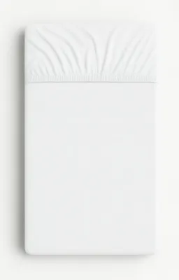 Obrázek produktu pro Froté prostěradlo 140x70 cm - potah do dětské postýlky - měkké a elastické, perfektně padnoucí, bílé