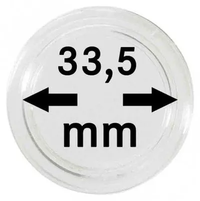 Produktbild von Lindner 2251335 Münzkapseln 33,5 mm-100er Pack
