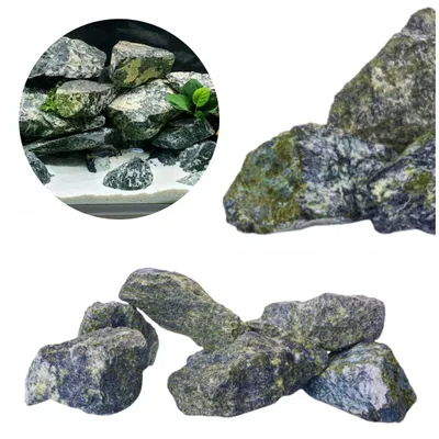 Immagine prodotto di Rocce per acquario Green Rock 10 kg, pietre naturali decorative per acquario, sassi per allestimento roccioso