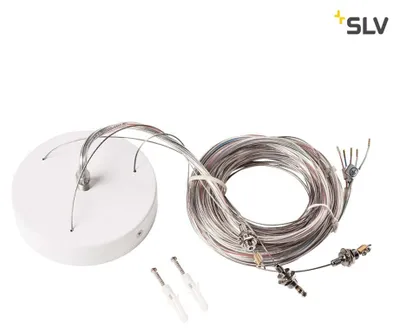 Image de SLV 1001950 MEDO 5m Suspension blanc
