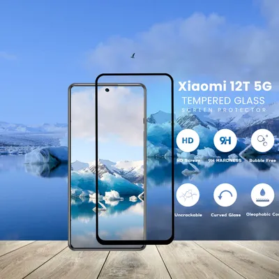 Zdjęcie produktu dla Xiaomi 12T 5G - szkło hartowane 9H - ochrona wyświetlacza 3D w super jakości