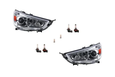 Produktbild von Scheinwerfer passend für Mitsubishi Asx GA 10-16 Leuchtmittel Set Li. Re 8301B587 8301C225 8301B588 8301C226 Johns