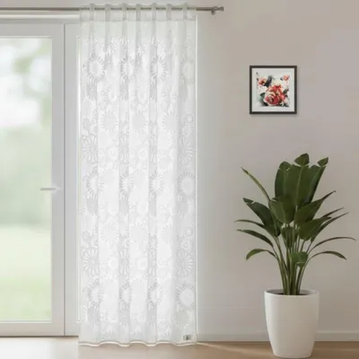 Produktbild von Fertigschal verdeckte Schlaufen Isan - Größe (HxB) 245x140cm beige