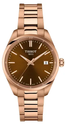 Produktbild von Tissot PR 100 34mm Roségold Damenuhr