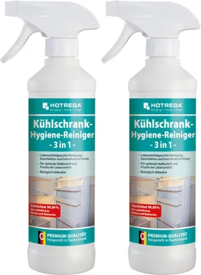 Produktbild von HOTREGA Kühlschrank Hygiene Reiniger 3in1 500ml - zur Reinigung und Desinfektion