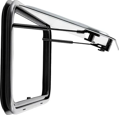 Produktbild von Wohnmobilfenster, langlebige Materialien, 80° Öffnungswinkel, schwarz
