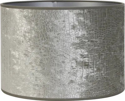 Produktbild von Light & Living Lampenschirm Zylinder 30-30-21 cm CHELSEA velours silber