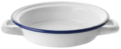 Emailliertes Eierbecher-Set 16 cm weiß Servieren