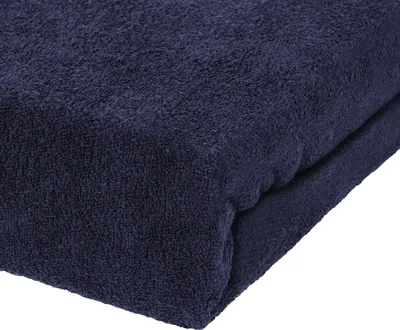 Produktbild von Frottee Spannbettlaken Navy blau 120 X 200 + 30 CM