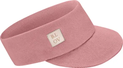 Produktbild von Bubalove | Kinder Stirnband mit Schirm | Rosa | 48-52 cm, Baseball Cap | Stirnbander | Kappe, handgenähtes Baumwollstirnband