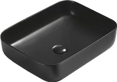 Produktbild von Mexen Carla Aufsatzwaschbecken 50 x 39 cm, Schwarz matt - 21555085