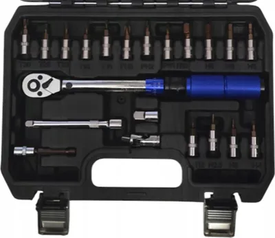 Immagine prodotto di Chiave dinamometrica bidirezionale 1/4" 5-25 Nm, set da 21 pezzi Falon-Tech