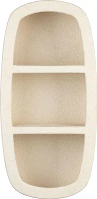 Produktbild von Dutchbone Veda Wandregal mit 2 Regalen, recycelter Marmor, beige