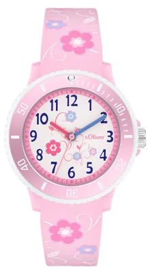Produktbild von s.Oliver Uhr Kinder-Armbanduhr Silikon Kids Mädchen Silikon SO-4499-PQ