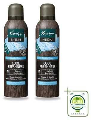 Image de 2 x Mousse douche rafraîchissante pour hommes Kneipp - 200 ml - Lot de 2
