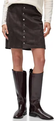 Produktbild von Street One Veloursrock mit Knöpfen deep Roast Brown 44