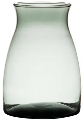 Produktbild von Blumenvase Julia - Dunkelgrau transparent - Glas - 10 x 20 cm