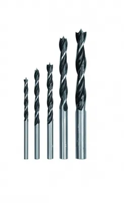 Image de Jeu de forets à bois, 5 pièces, 4 mm - 10 mm 01114