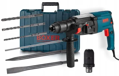 Obrázok produktu pre SDS+ príklepová vŕtačka 3050 W, 4 režimy, regulácia otáčok, ergonomická rukoväť Boxer