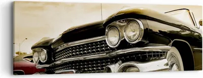 Produktbild von Bild auf Leinwand - Leinwandbild - Auto Chrom Rad - 90x30cm - Wand Bild - Wanddeko - Wandbilder - Leinwanddruck - Bilder - Kunstdruck - Wanddekoration - Leinwand bilder - Wandkunst - AB90x30-0160