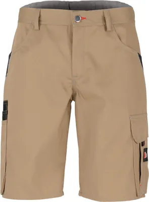 Produktbild von beb HANDWERK Herren Shorts INFLAME Polyestermix Sand/Schwarz 52