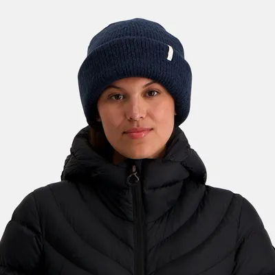 Produktbild von NOMAD® Turoa Wollmütze Dunkelblau Wärmend Einheitsgröße Rippenstrick Wollmischung