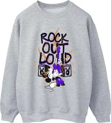 Produktbild von Disney - "Rock Out Loud" Sweatshirt für Herren BI40169 (L) (Grau)