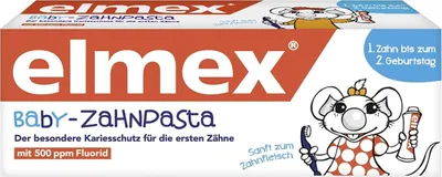Produktbild von Elmex Baby, Paste für Kinder 0-2 Jahre, 20ml