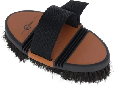 Produktbild von Kerbl Covalliero Kardätsche Flex HorseHair 2K schwarz braun