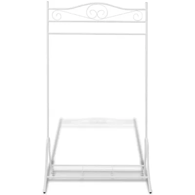 Produktbild von vidaXL Věšák na kabáty Steel White