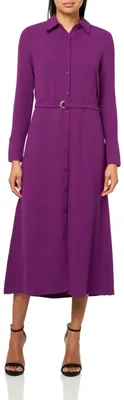 Produktbild von Desigual Women's Woman Woven Long Sleeve Dress, RED, X-Small