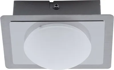 Produktbild von Briloner LED Deckenleuchte Chrom matt nickel Surfline Eckig 4,5W warmweiß 13 x 10cm
