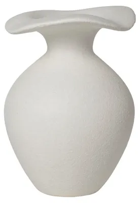 Produktbild von Broste Copenhagen Florentina Vase Off White XS