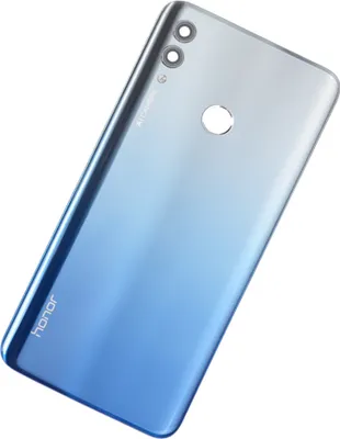Produktbild von Für Honor 10 Lite Back Cover Mit Kameralinse Aurora + Klebefolie Blau